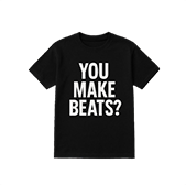 #YOUMAKEBEATS Tee (Black)