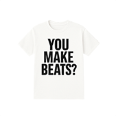 #YOUMAKEBEATS Tee (White)